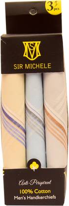 SIR MICHELE INTRN ["Blue","Off-White","White"] Handkerchief