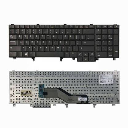 WISTAR Laptop Keyboard Compatible for Dell Latitude E5530 E6520 E6530 Series Laptop Keyboard Replacement Key