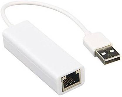 QUANTUM QHM8106 USB TO Lan Adapter 2.0 (100 Mbps) Wired USB Lan Adapter compatible with Windows, Linux, Mac, Ubuntu