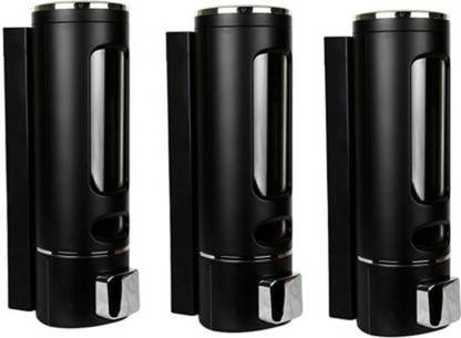 ROSSIL Premium quality Wall Mounted Shampoo/Liquid Soap/Hand Wash/Lotion/Conditioner/Sanitizer/Gel Dispenser for Home, Office ,Bathroom , etc.(Black)(pack of 3) 400 ml Gel, Liquid, Lotion, Foam, Conditioner, Soap, Shampoo, Sanitizer Stand Dispenser (Black) ROSSIL Premium quality Wall Mounted Shampoo/Liquid Soap/Hand Wash/Lotion/Conditioner/Sanitizer/Gel Dispenser for Home, Office ,Bathroom , etc.(Black)(pack of 3) 400 ml Gel, Liquid, Lotion, Foam, Conditioner, Soap, Shampoo, Sanitizer Stand Dispenser (Black)