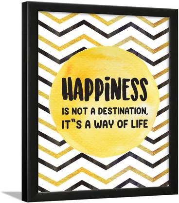 Happiness quotes wall frames - Smile Quotes wall Frames - Smile Frame - Smile Posters for Room - Happy Quotes Posters - Happy quotes wall frames Paper Print