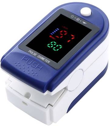 KENKO mobility KENKO Pulse Oximeter Fingertip, Blood Oxygen Saturation Monitor Fingertip Oxygen Meter, O2 Saturation, Pulse Rate (PR) with OLED Digital Display (Blue/White) Pulse Oximeter