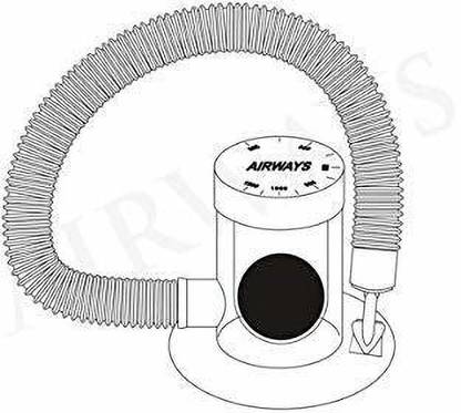 Airways Incentive Spirometer 1 Ball Breathing Exerciser Respiratory Exerciser Respiratory Exerciser