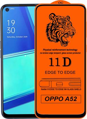 Rofix star Edge To Edge Tempered Glass for Oppo A52