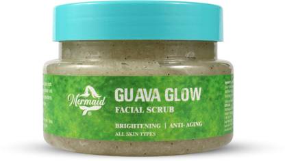 Mermaid Guava Glow Face Scrub For Brightening and Anti Aging Design For All Skin Type Scrub