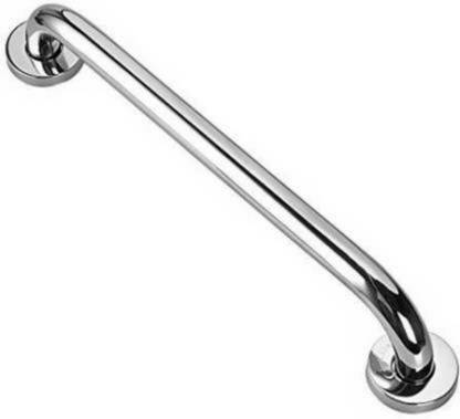 Gold Bell Shower Grab Bar 12''Inch Heavy Quality Stainless Steel Chrome Finish Towel Rod Shower Grab Bar