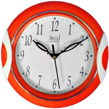 sevli Analog 20.32 cm X 20.32 cm Wall Clock