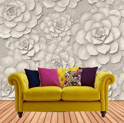 HD PRINT HOUSE Decorative Beige Wallpaper