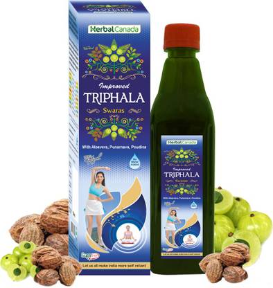 Herbal Canada Triphala Ras | Good for liver health | Helpful indigestion, gas, acidity | 100% Natural
