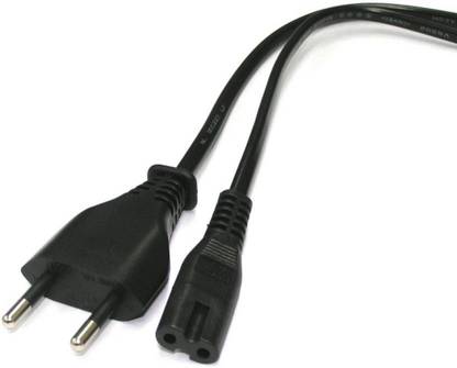 PAC Power Cord 1.5 m 2 Pin Barrel Power Supply Cable Laptop Adapter Camera Charger Printer etc