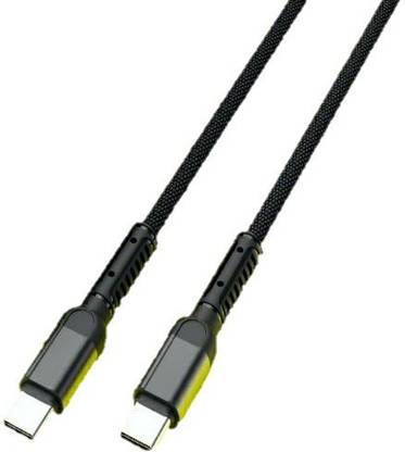 KDM USB Type C Cable 2 A 1 m KM-C2C DATA CABLE WITH 4Amp QUICK SPEED