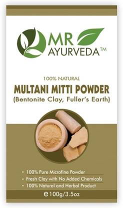 MR Ayurveda 100% Natural Multani Mitti Powder for Dark Spots