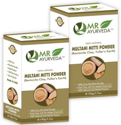 MR Ayurveda Multani Mitti Powder - Pack of 2