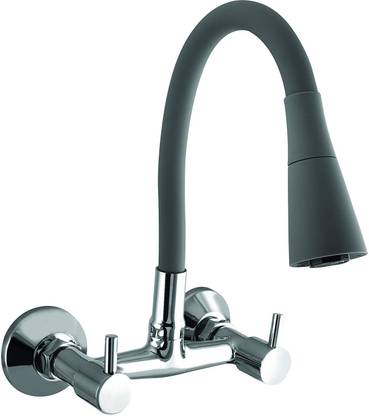 10x 9876-G Brass Sink Mixer Tap, Grey, Chrome finish Kitchen Mixer Faucet