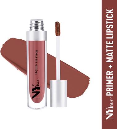 NY bae Primer + Matte Liquid Lipstick Confessions of a Lip-a-holic - Snuggle Secrets (4.5 ml)