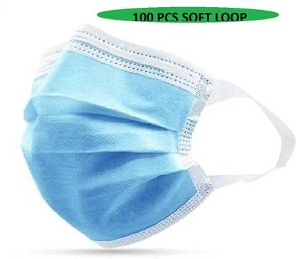 MaxxPro Non woven 3 Layer disposable surgical mask with super soft loop with nose pin Surgical Mask With Melt Blown Fabric Layer