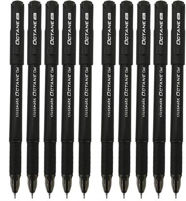 Classmate Gel Black Pens Pack of 10 Pens Gel Pen
