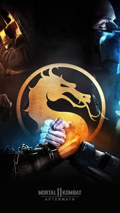 Mortal Kombat Game Wall Poster frameable Posters Gossy Gaming Posters(Without Frame)(Size_12x18 inch,Multicolor, Thick Paper) Paper Print