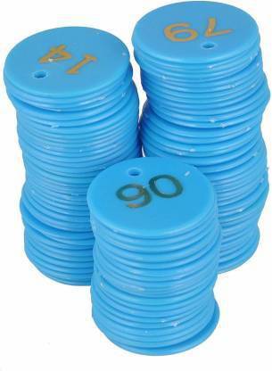Bal samrat Plastic Numerical Token/Coin Pack of 1 to 100, Hall