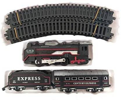 CB Traders Battery Operated Railway Train Track Set Toy with Light