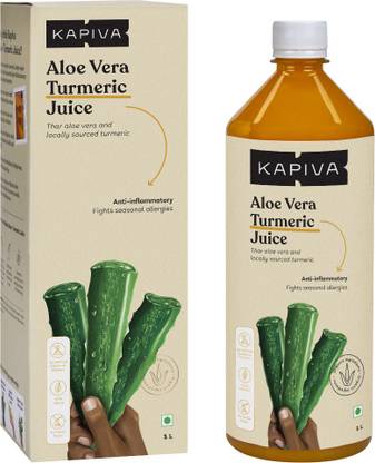 Kapiva Aloe Vera Turmeric Juice | Anti-inflammatory | Fights Seasonal Allergies