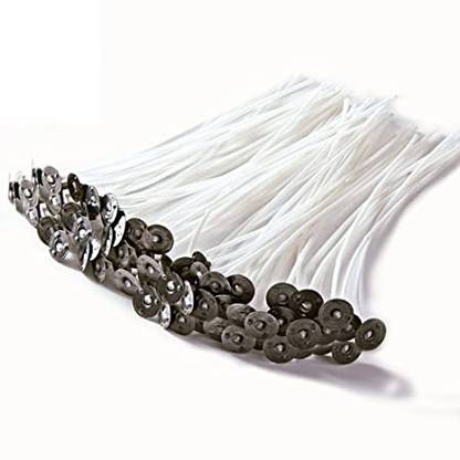 MAGICMOON 5 INCHES CANDLE MAKING WICK , WAX COATED CANDLE WICK THREAD Candle