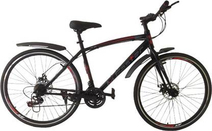 M Faster Hybrid Bike 29T 21Speed Gear Double Disc Brake Cycle Bicycle 700C T (inch) Hybrid Cycle/City Bike