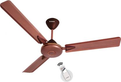 Jones Crystal P1 with 2 Year Warranty Remote Controlled 1200 mm Ceiling Fan