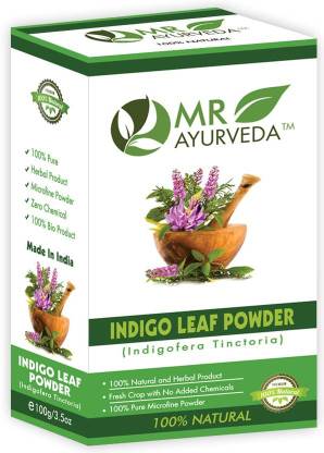MR Ayurveda 100% Natural Henna Indigo Powder , Indigo