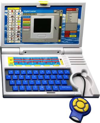 HEER 20 activities & games fun laptop notebook computer toy for kids-Blue
