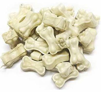SAWAY Saway Export Quality Dog Calcium Press Bone 2 Inch 250 gm Chicken, Beef Dog Chew