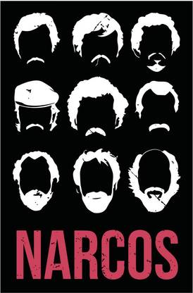 Narcos Series Minimal Art Poster Paper Print