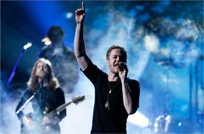Imagine Dragons Music Band Concert Poster Paper Print