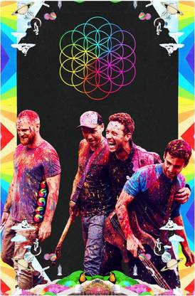 Chris Martin Coldplay Poster Paper Print