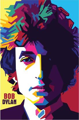 Bob Dylan Music Illustration Art Poster Paper Print