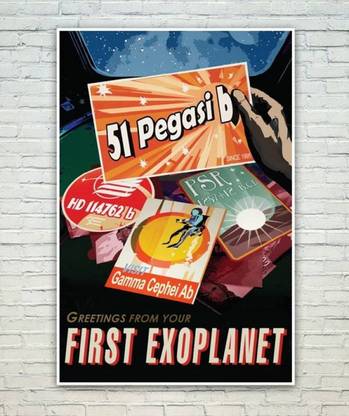 51 Pegasi b NASA Space Travel Poster Paper Print