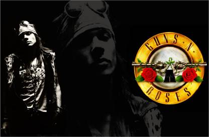 Guns N Roses Axl Rose Poster Paper Print