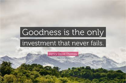 Goodness Quote Poster Paper Print