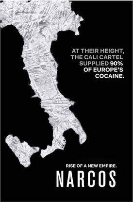 Narcos Cocaine Art Wall Poster Paper Print