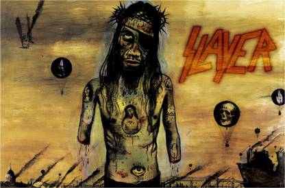 Slayer Music Band Poster Paper Print