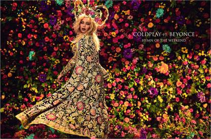 Coldplay ft Beyonce 'Hymn For The Weekend' Poster Paper Print