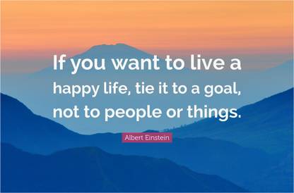 Albert Einstein Quote Poster Paper Print