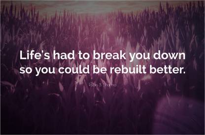 Robin Sharma Life Quote Poster Paper Print