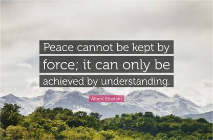 Einstein Quote Poster Paper Print