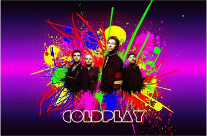 Coldplay Band Art Poster Paper Print
