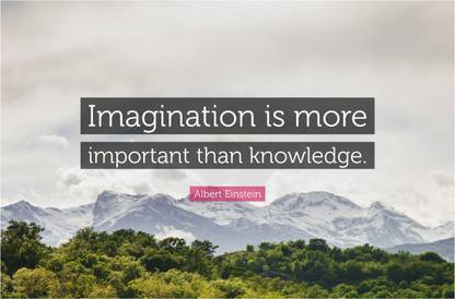Albert Einstein 'Common Sense' Quote Poster Paper Print