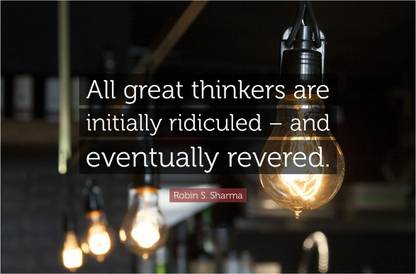 Great Thinkers Motivational Quote Poster Paper Print