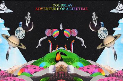 Coldplay 'Adventure Of A Lifetime' Poster Paper Print