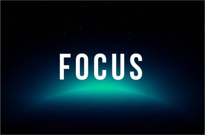 FOCUS Motivational Poster Paper Print