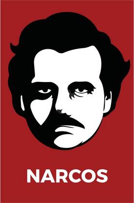 Narcos Pablo Escobar Minimal Art Poster Paper Print